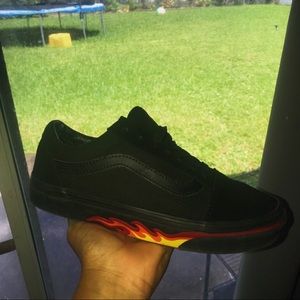 Flamed Vans🔥